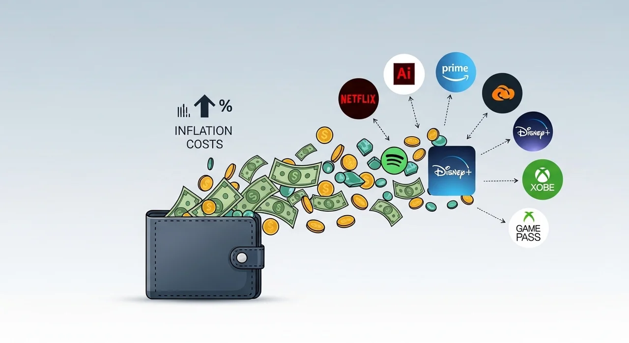 지갑을 닫게 만드는 '구독료 인플레이션'의 실체