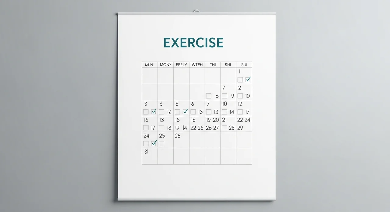 5. 불규칙한 운동 주기와 일관성 부족