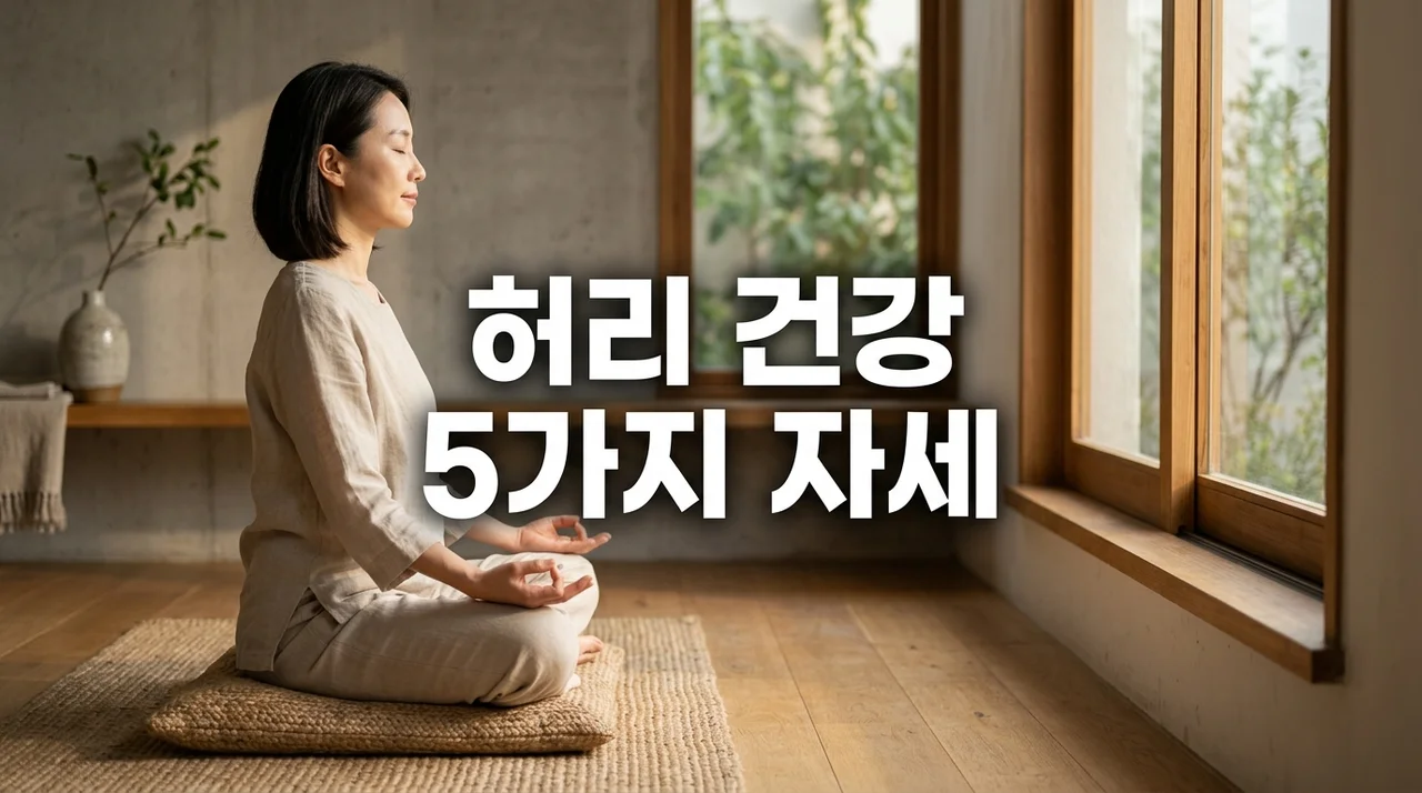 허리 통증 탈출! 허리건강 좋아지는 5가지 자세와 관리 가이드