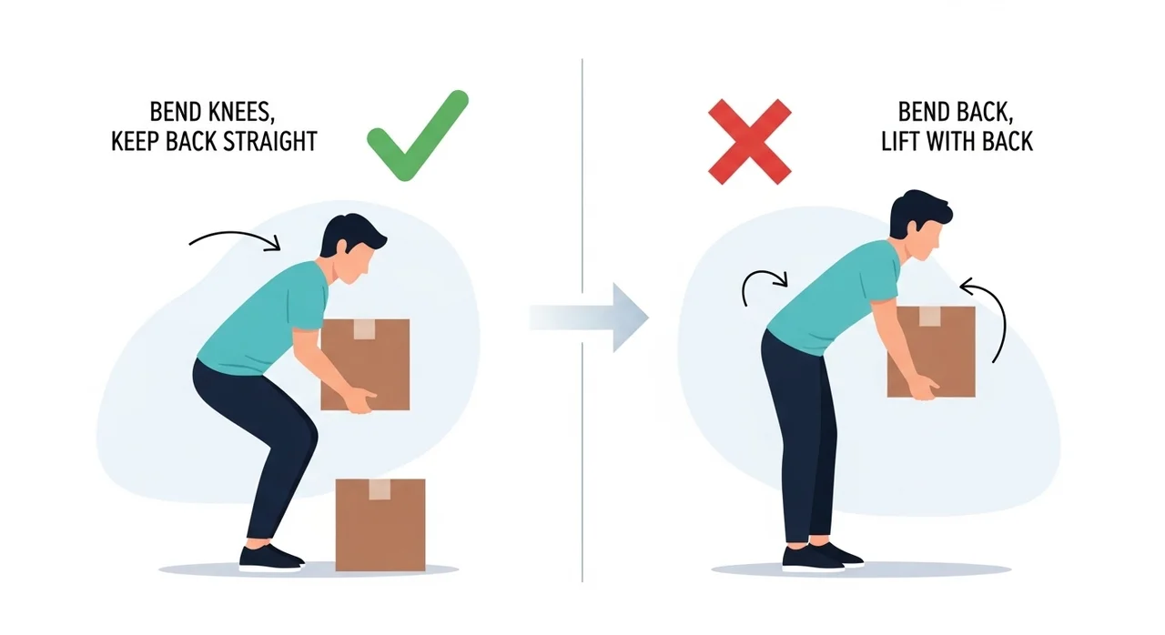 일상생활 속 허리를 지키는 올바른 습관