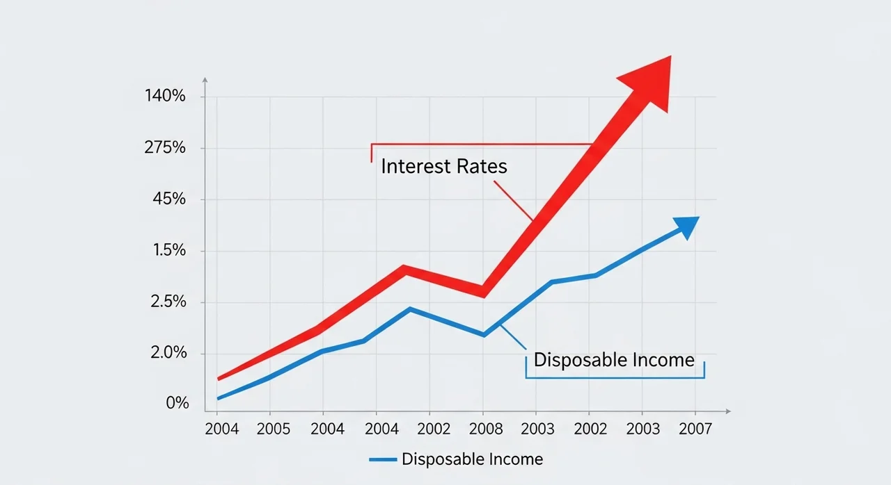 금리 인상과 가계 부채의 이중고
