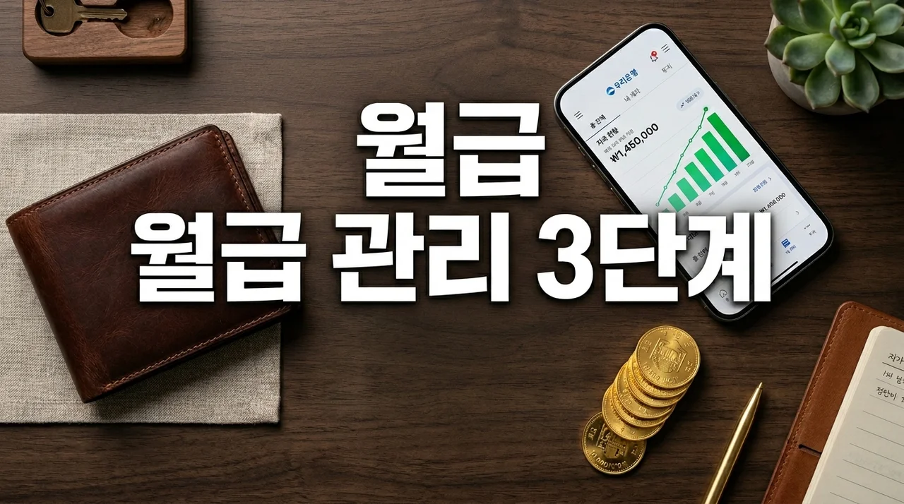 월급 관리 3단계 구조: 돈이 모이는 통장 쪼개기 시스템 완벽 정리