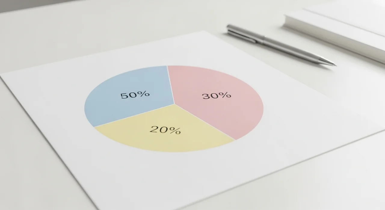 황금 비율: 50/30/20 법칙 이해하기