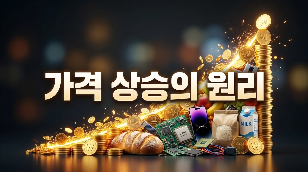 가격이 오르는 구조 완벽 이해: 물가 상승의 5가지 핵심 원인 분석