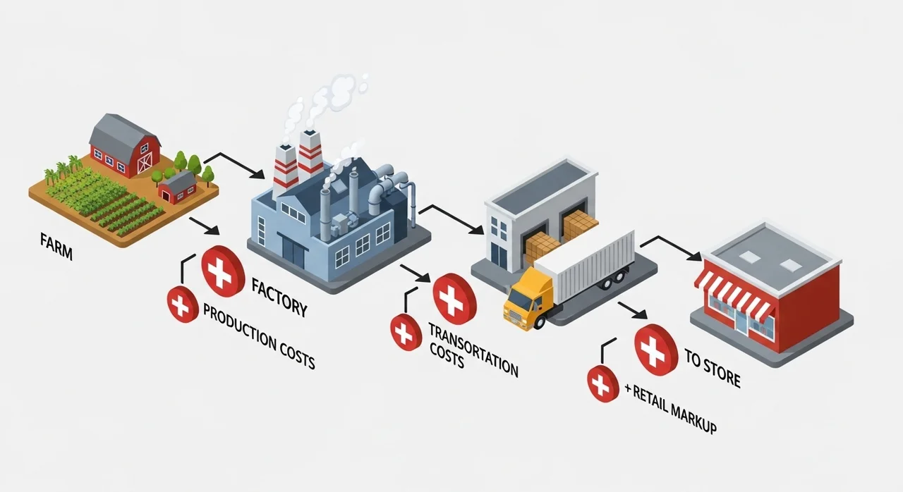 유통 구조의 복잡성과 마진율의 비밀