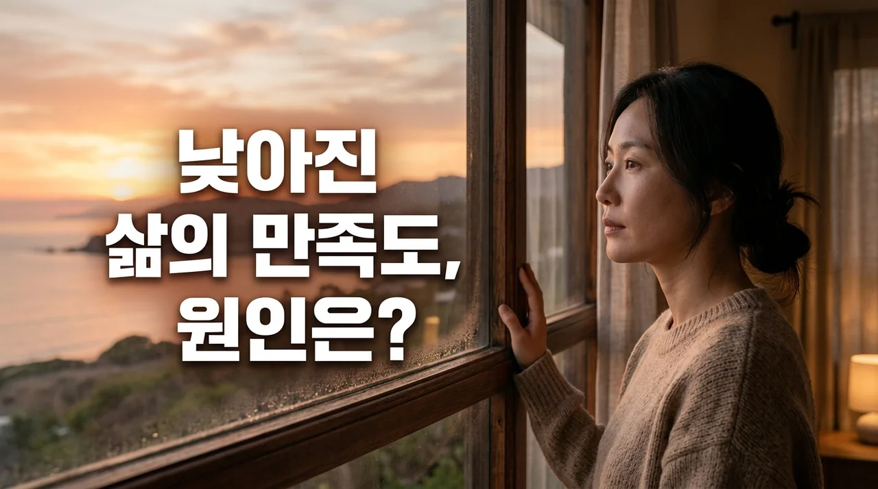 삶의 만족도가 낮아진 이유 5가지와 행복 지수를 높이는 현실적인 해결책