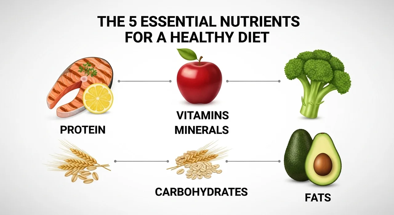 우리 몸을 지탱하는 5대 영양소의 역할