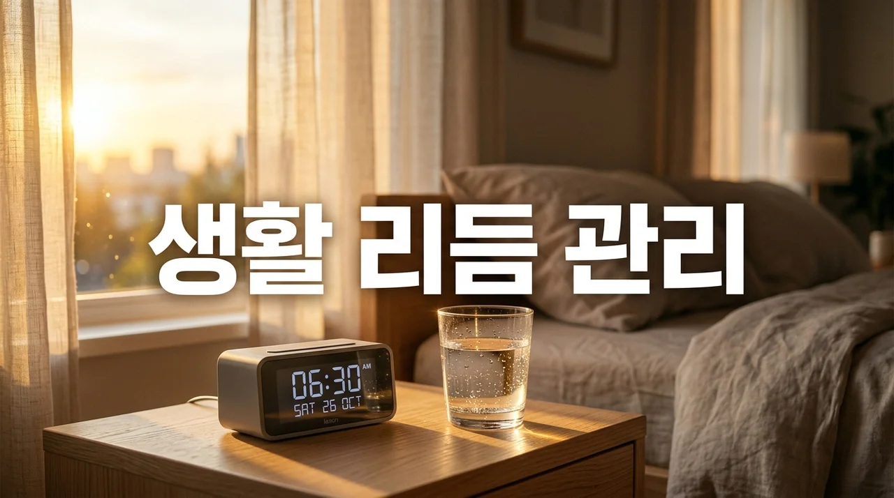 생활 리듬 관리 방법: 무너진 생체 시계를 되살리는 5가지 핵심 전략