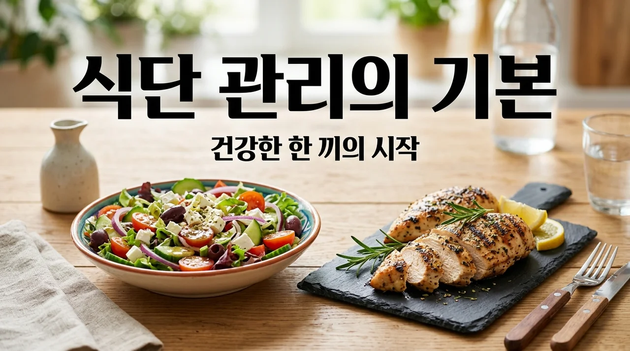 식단 관리 기본 가이드: 요요 없는 건강한 몸을 만드는 5가지 원칙