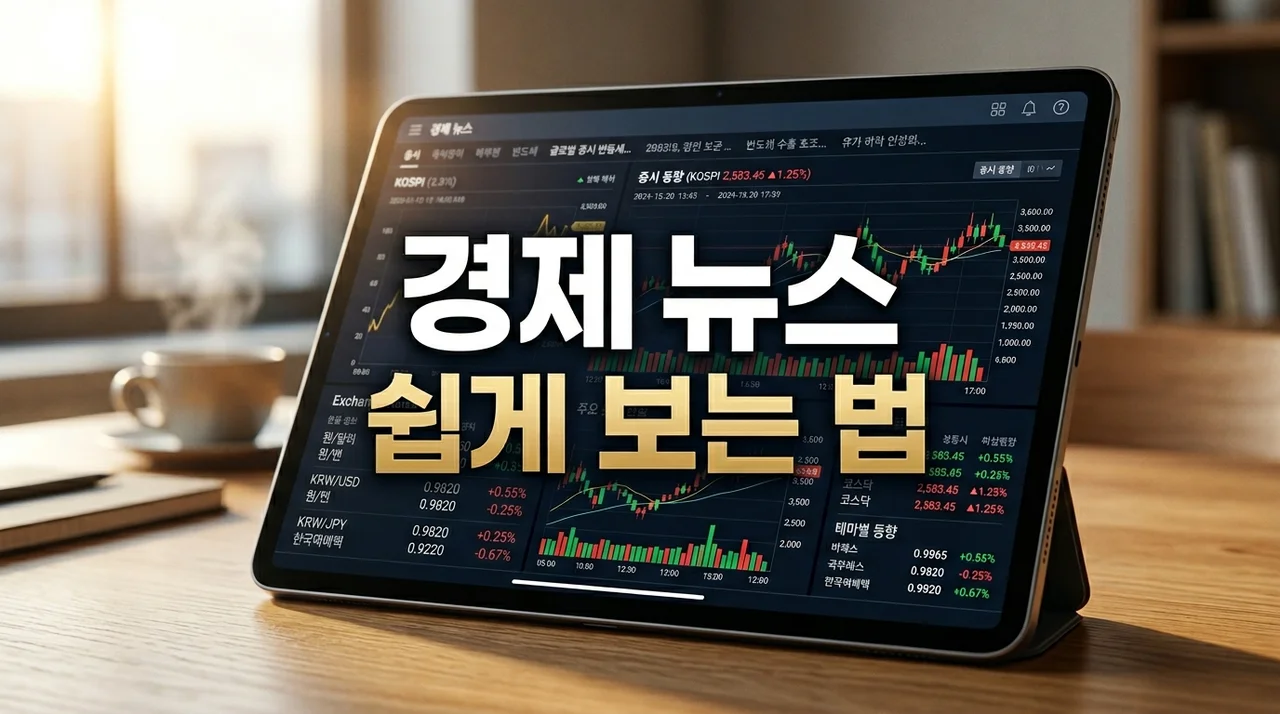 경제 뉴스 쉽게 보는 방법: 2026년 실전 트렌드와 핵심 지표 분석