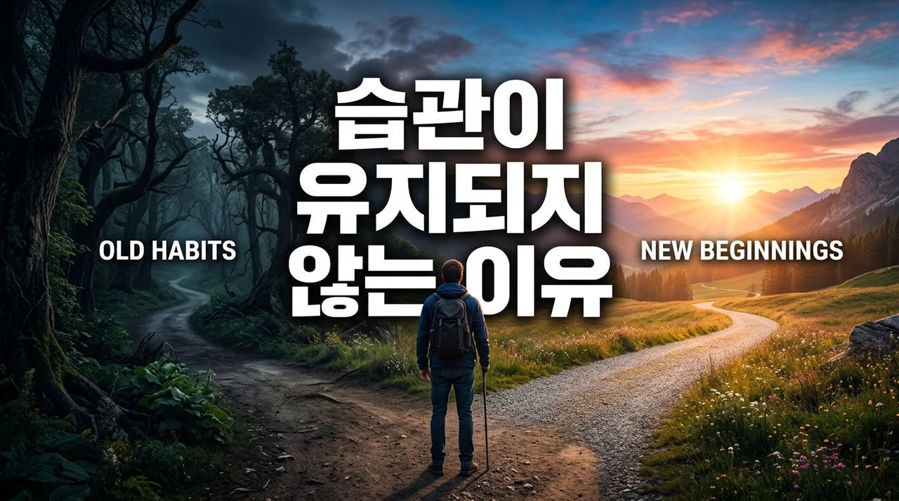 습관이 유지되지 않는 이유? 작심삼일을 끝내는 과학적 해결책 5가지