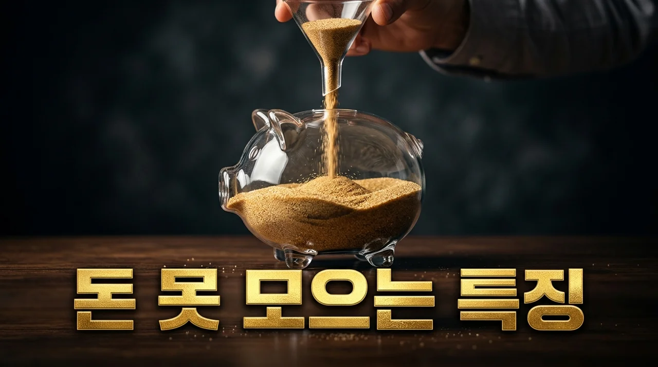 돈을 못 모으는 사람들의 특징 7가지: 습관만 바꿔도 통장 잔고가 바뀐다