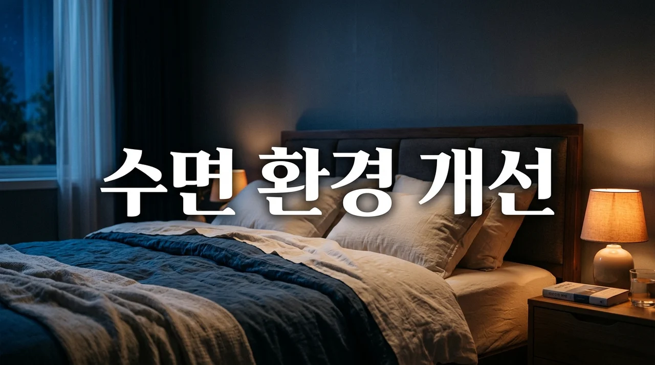 수면 환경 개선 방법: 숙면과 불면증 해결을 위한 실천 가이드