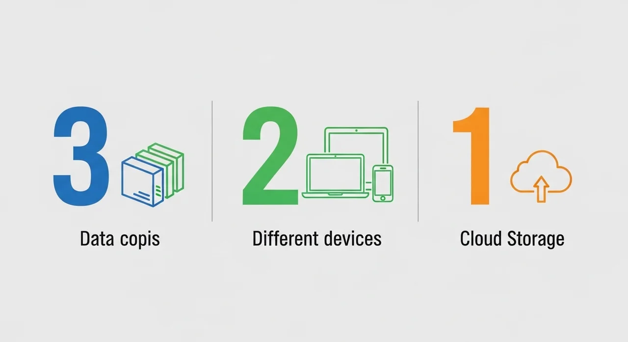 백업의 황금률: 3-2-1 백업 법칙