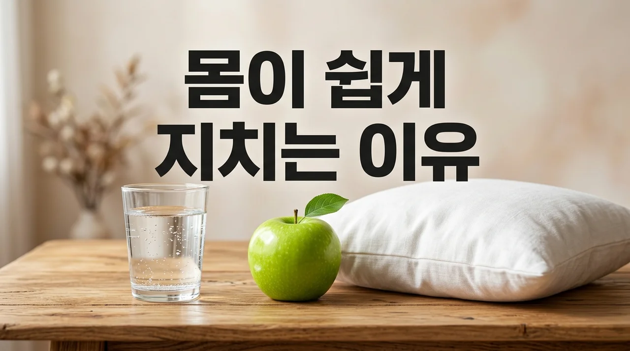몸이 쉽게 지치는 이유 7가지와 만성 피로 해결을 위한 완벽 가이드