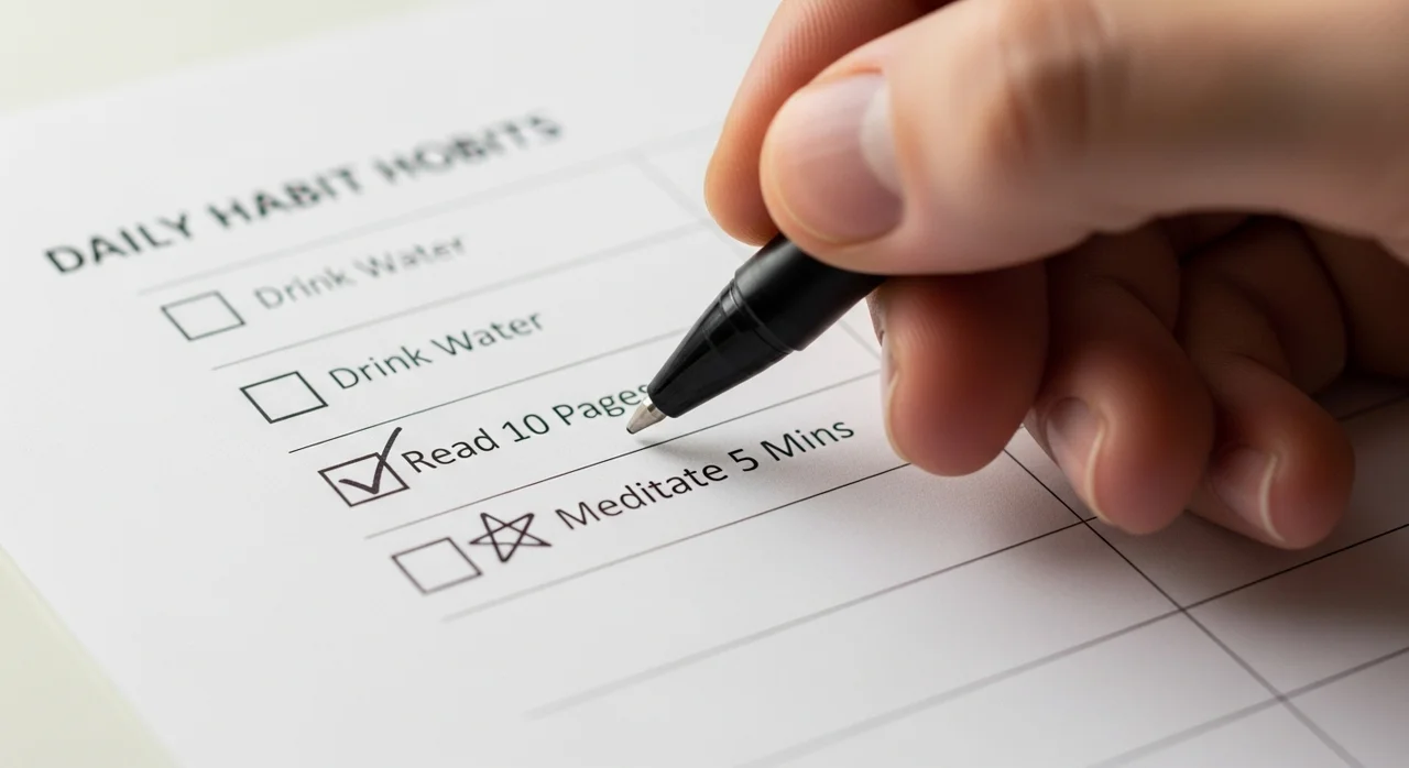 규칙적인 생활을 시작하기 위한 3단계 전략