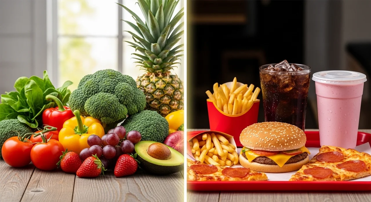 면역력이 떨어지는 주요 원인 2: 불규칙한 식습관과 영양 불균형