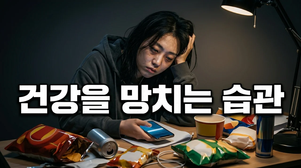 건강을 망치는 습관 5가지: 무심코 하는 행동이 병을 부른다