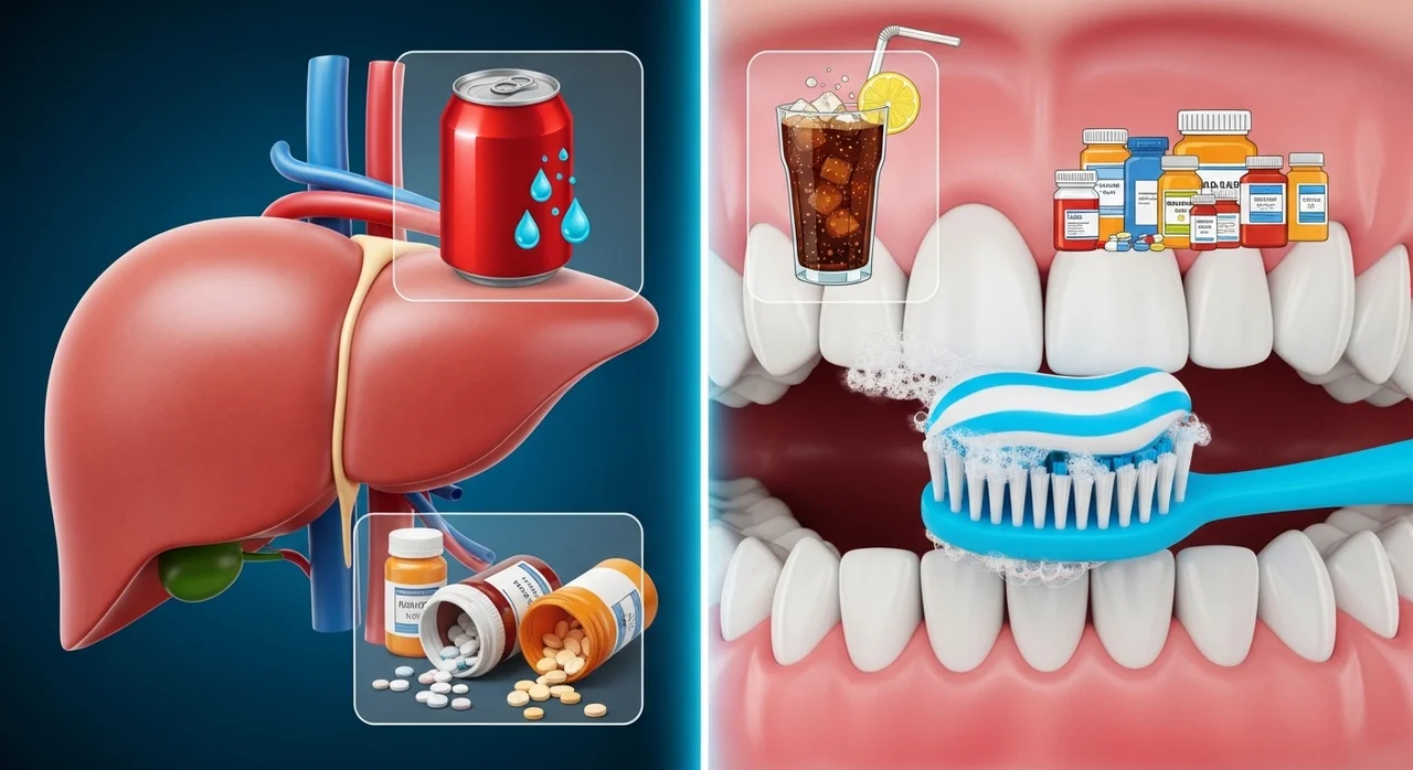 6. 간과 치아 건강을 위협하는 사소한 습관들