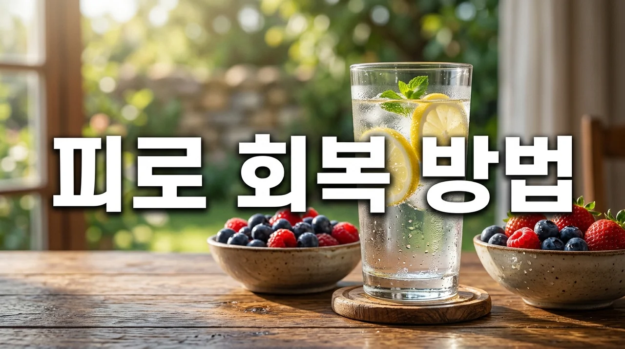 피로 회복 방법 정리: 만성피로 원인부터 음식, 생활 습관까지 완벽 가이드