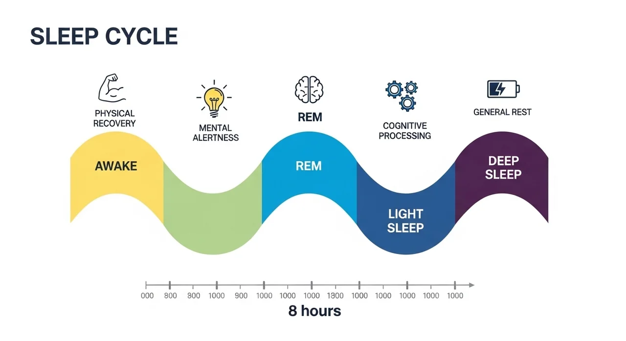 수면 단계별 특징과 피로의 상관관계