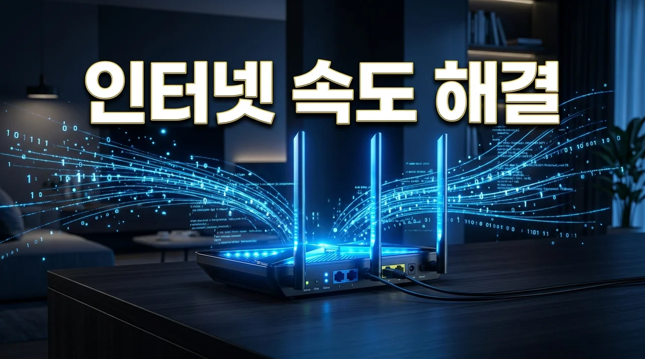 인터넷 속도 느린 이유 5가지와 즉시 해결하는 방법 총정리