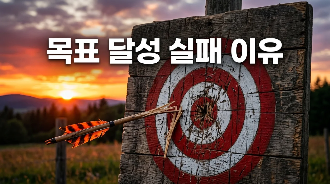 목표를 이루지 못하는 이유 5가지와 확실한 성공 전략