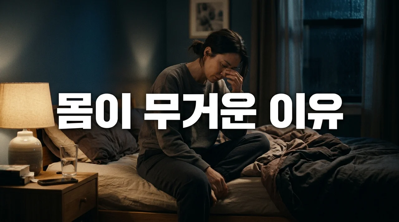 몸이 무거운 느낌이 드는 이유 5가지와 컨디션 회복 방법