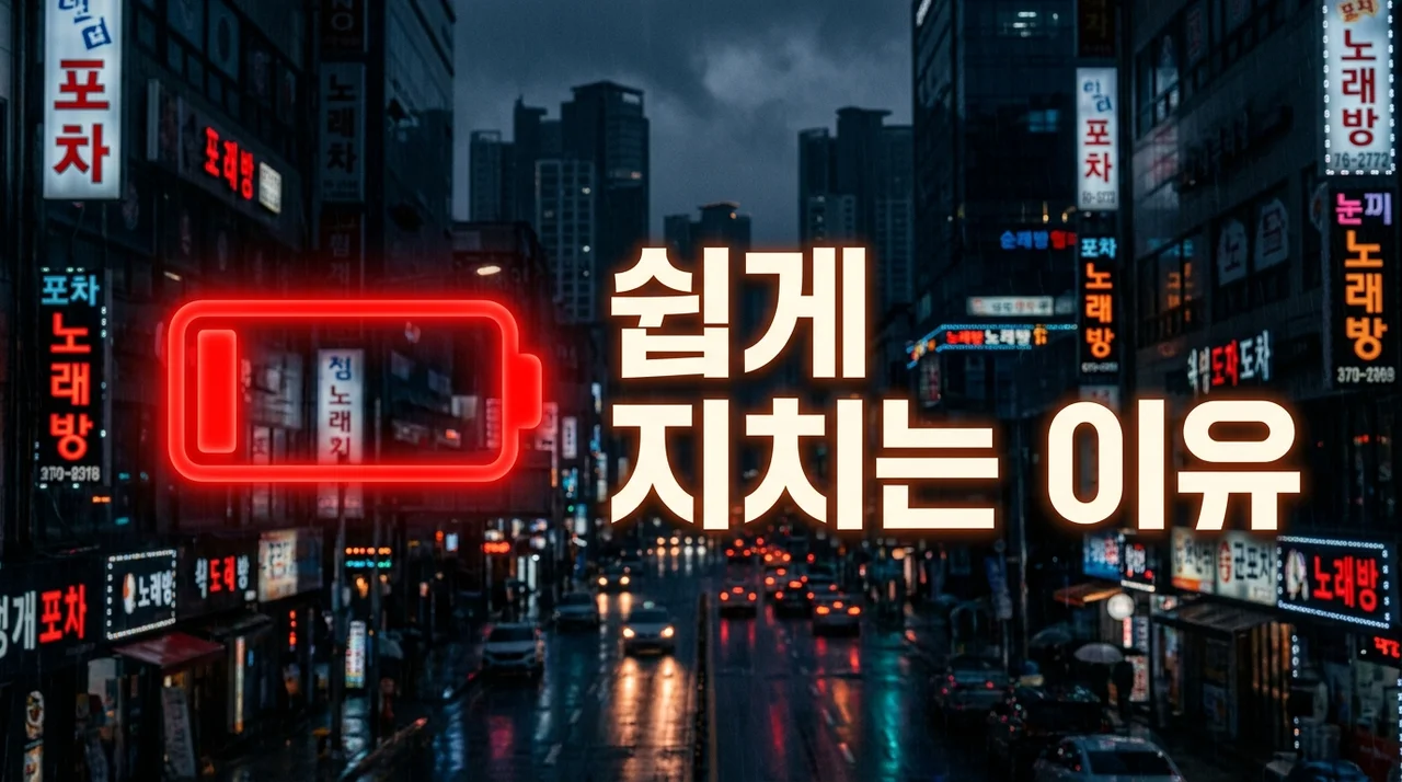 요즘 사람들이 쉽게 지치는 이유 6가지와 만성피로 극복 가이드