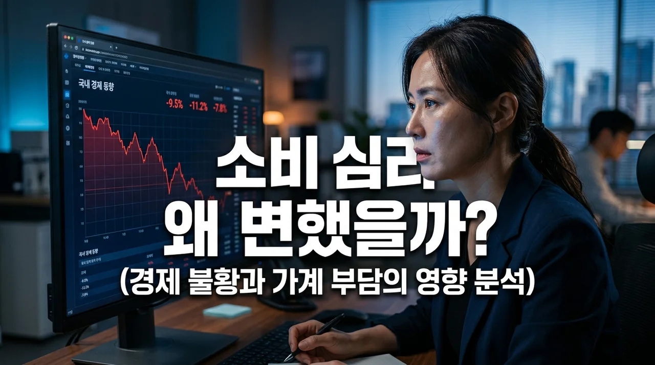 소비 심리가 변한 이유: 2026년 경제 전망과 지갑이 닫히는 5가지 핵심 원인