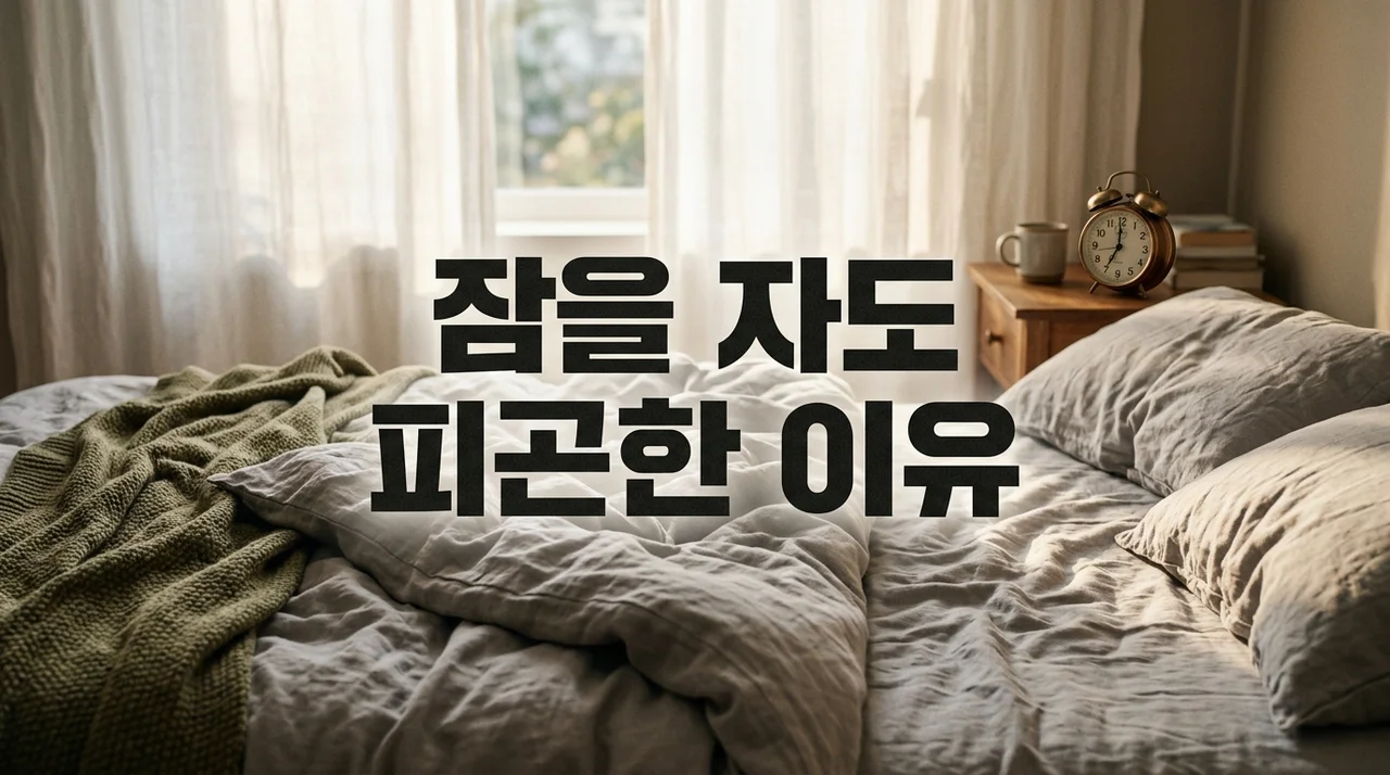 잠을 자도 피곤한 이유 7가지와 만성피로 해결을 위한 숙면 가이드