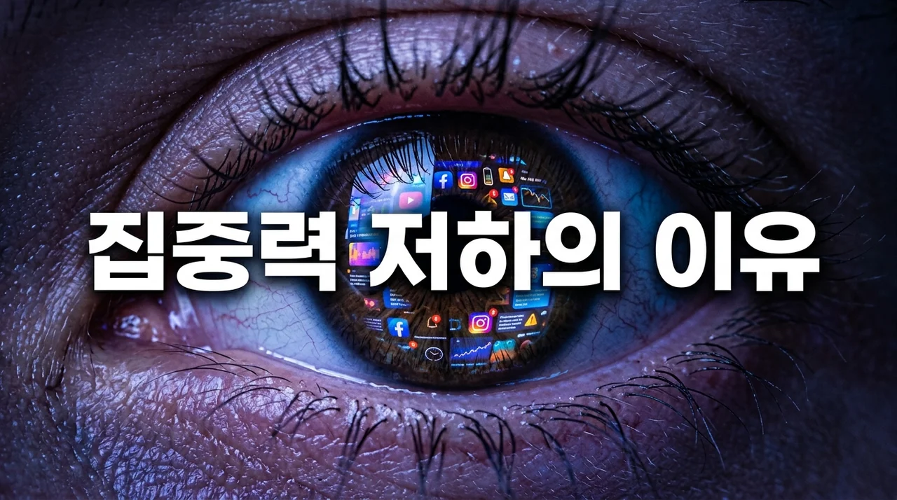 집중력이 떨어지는 시대 이유와 뇌 효율을 높이는 5가지 방법