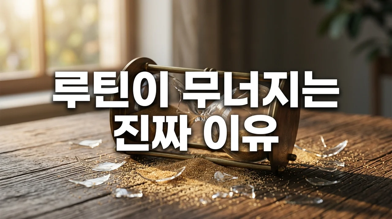 건강 루틴이 무너지는 이유, 의지력 때문이 아닙니다 (해결책 5가지)