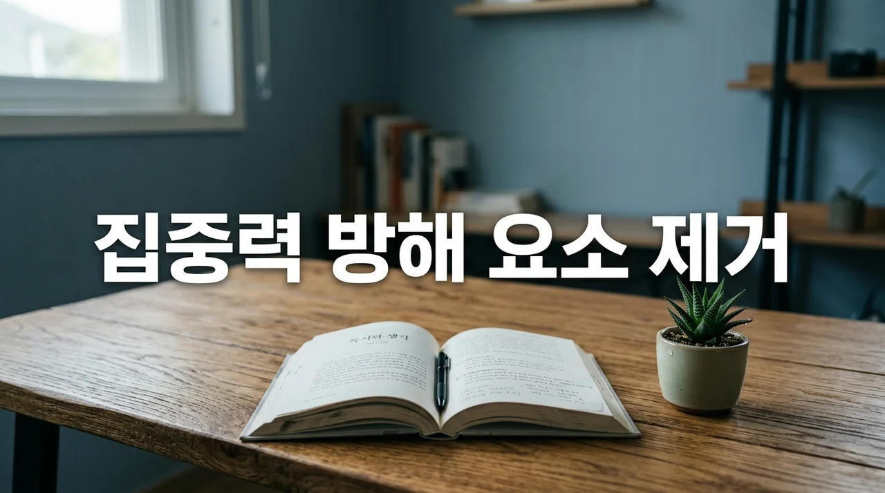 집중력 방해 요소 제거: 업무와 공부 효율을 극대화하는 7가지 방법