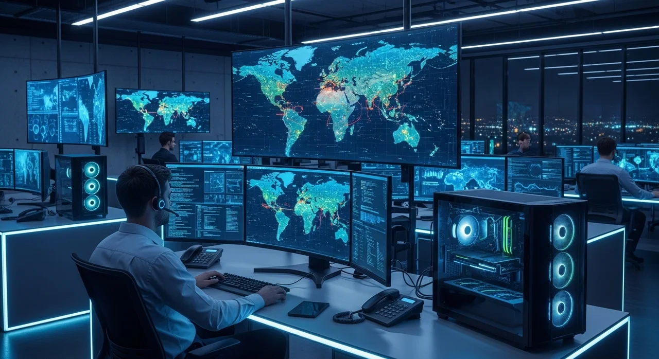 기업을 위한 온라인 용역통제 및 원격 관리 시스템