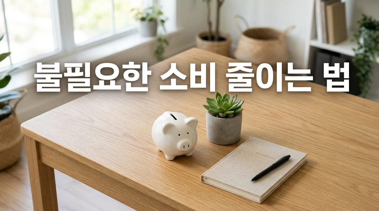 불필요한 소비 줄이는 법 5가지 실천 가이드: 지출 다이어트와 미니멀 라이프