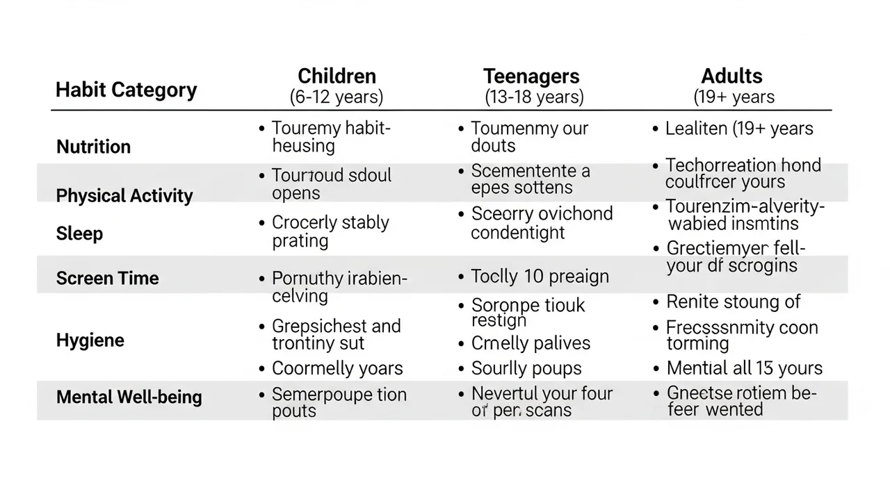연령별 건강 루틴의 차이와 필요성