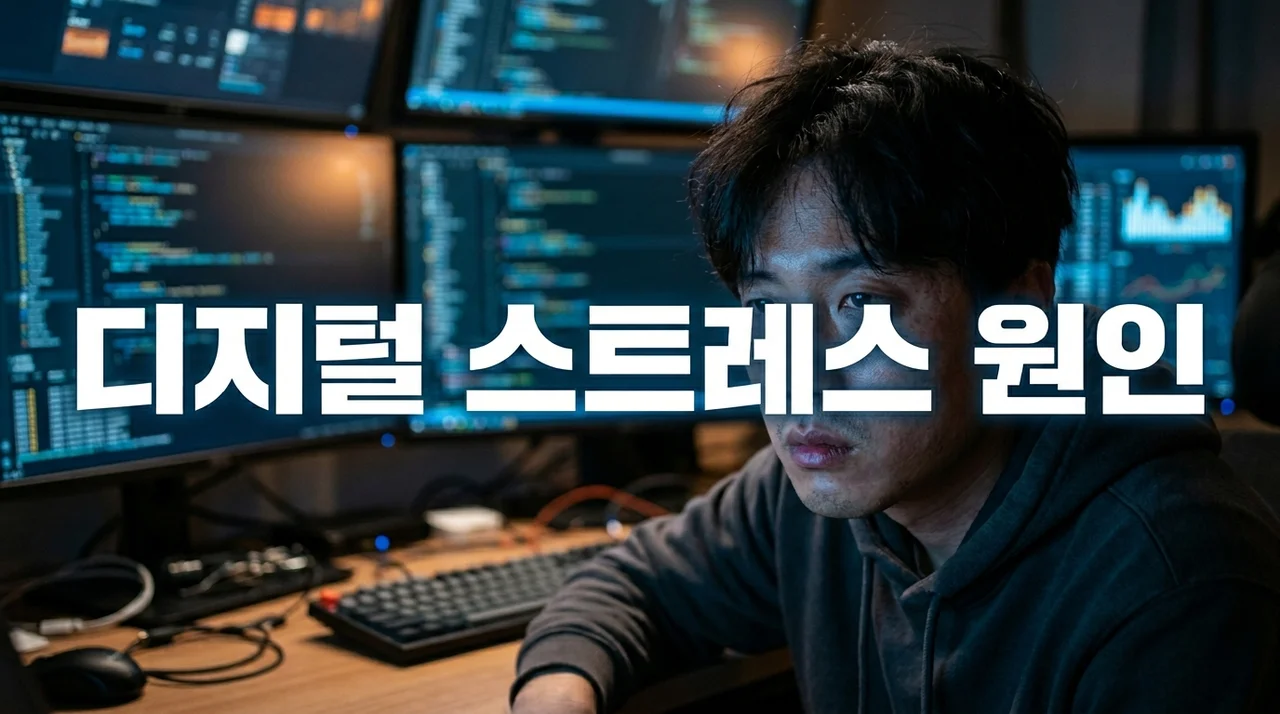 현대인의 고질병, 디지털 스트레스 원인 5가지와 효과적인 관리법