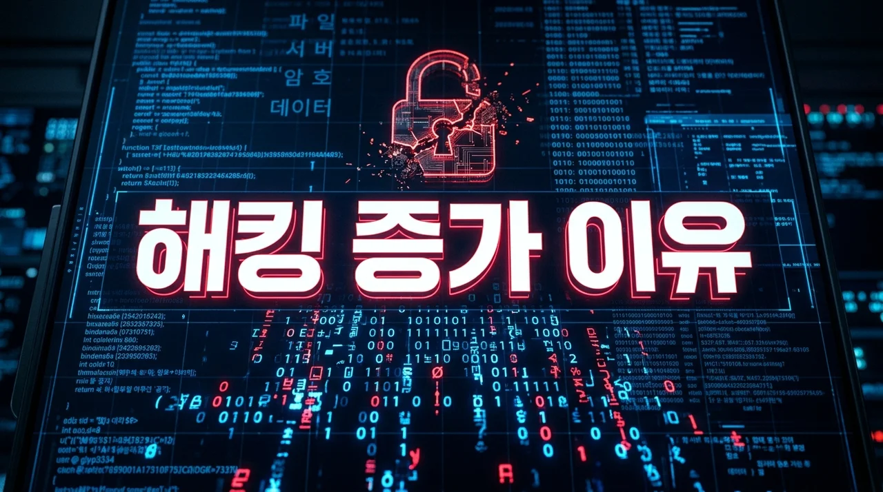 왜 해킹이 급증할까? 해킹 증가 이유 5가지와 실전 보안 가이드