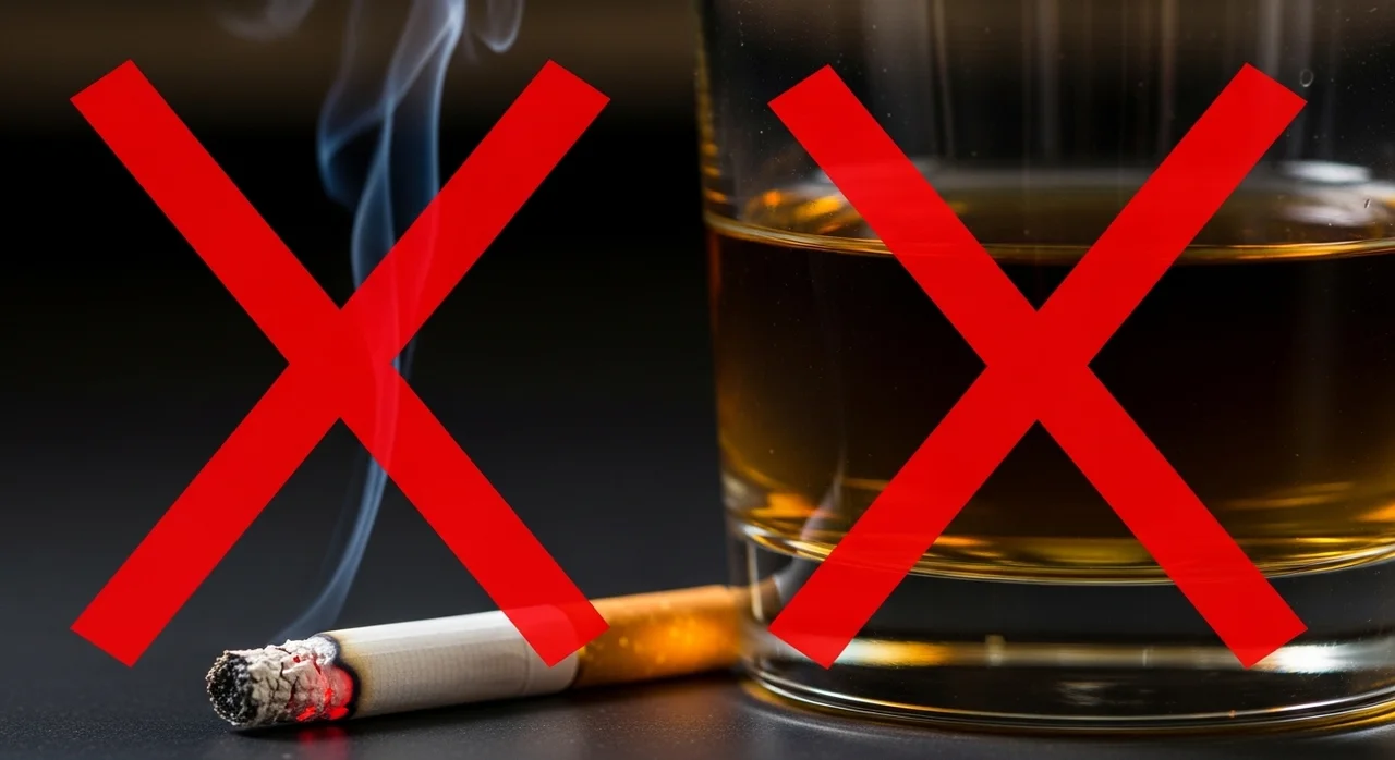 4. 흡연과 음주: 회복의 적