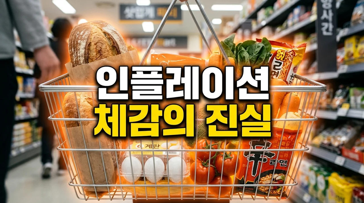 물가 안정이라는데 왜 지갑은 비명일까? 인플레이션 체감의 비밀