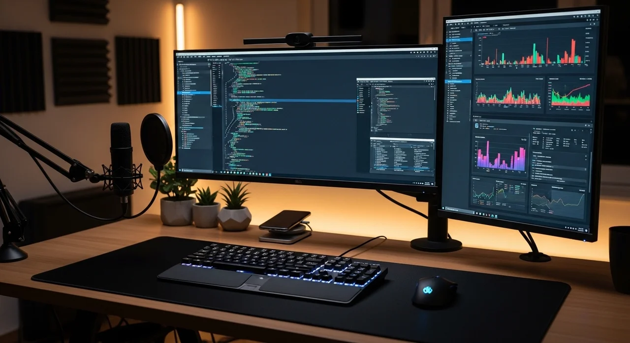 듀얼 모니터 설정으로 시각적 작업 공간 확장