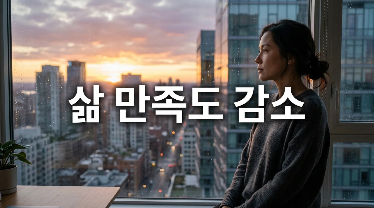 삶 만족도 감소 원인 분석과 행복 지수를 높이는 5가지 해결책