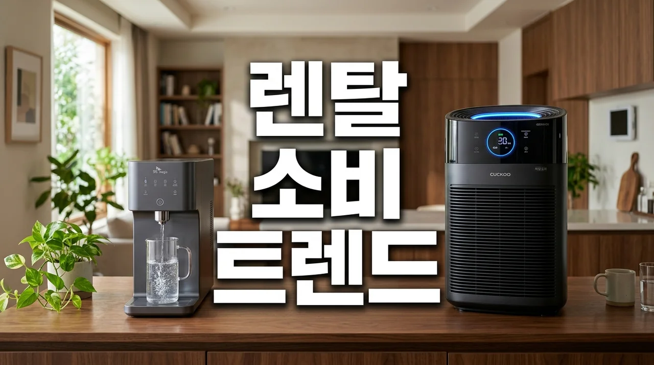 렌탈 소비 증가 트렌드 분석: 가전 렌탈이 대세가 된 이유와 절약 꿀팁