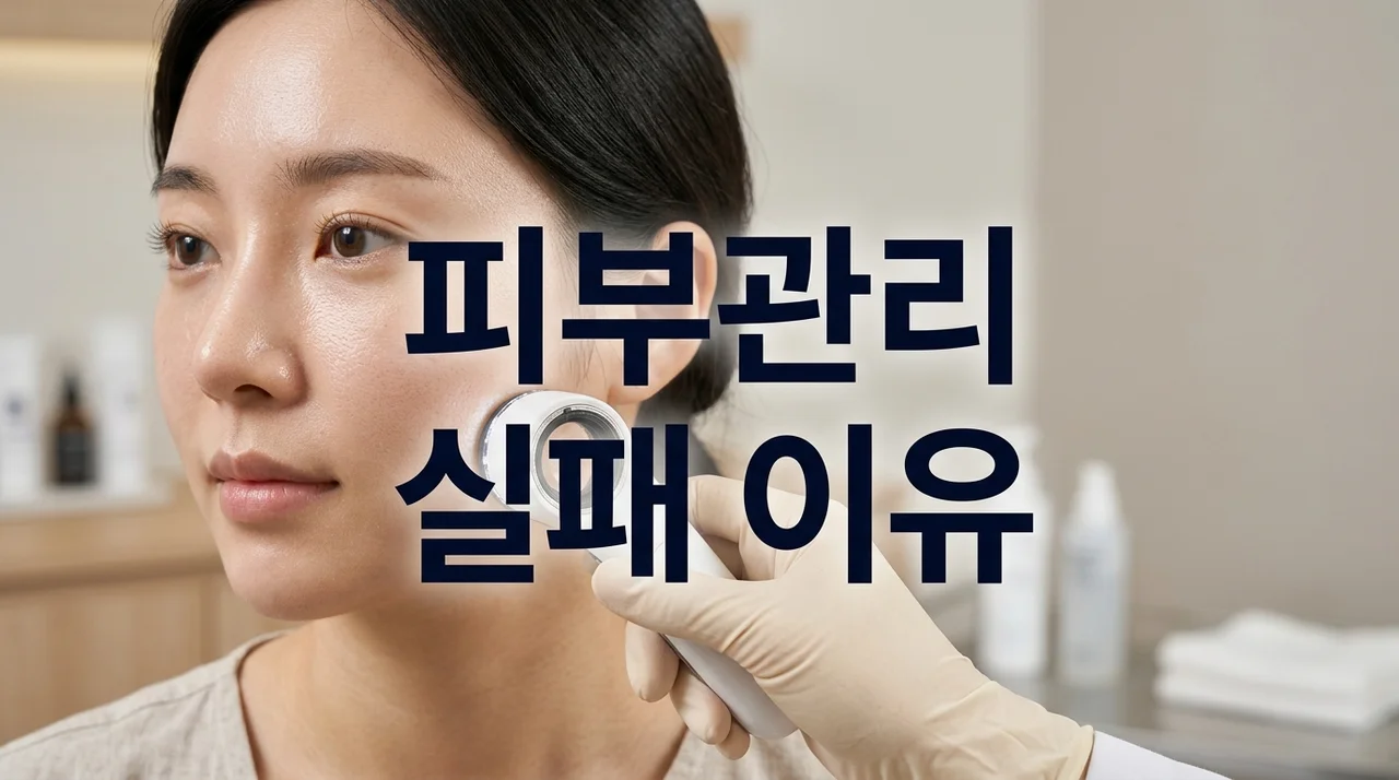 피부관리 실패 이유 5가지, 비싼 시술에도 효과 없는 결정적 원인