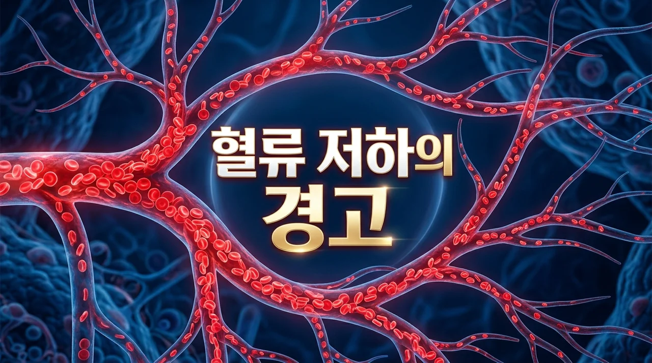 혈류 저하 이유와 증상, 방치하면 위험한 신호 5가지 완벽 정리