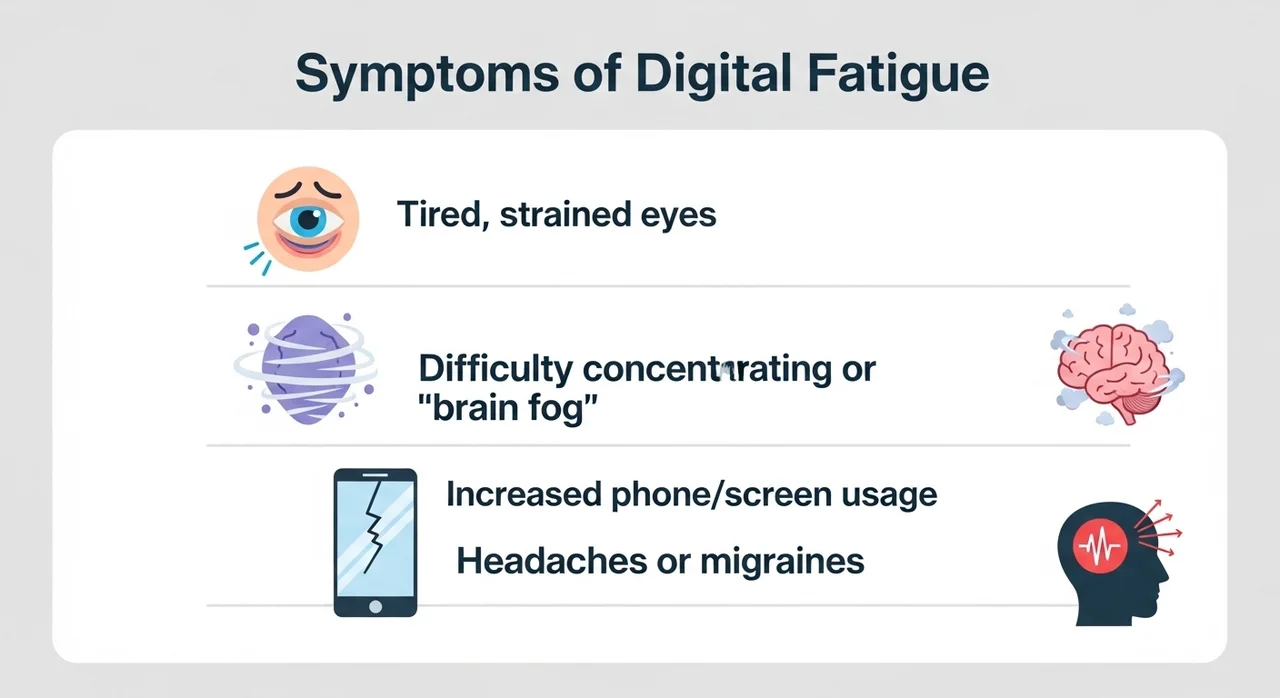 내 몸이 보내는 적신호: 디지털 피로 자가진단 체크리스트