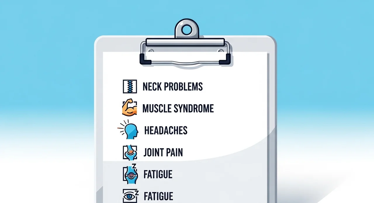 어깨결림 자가진단 체크리스트