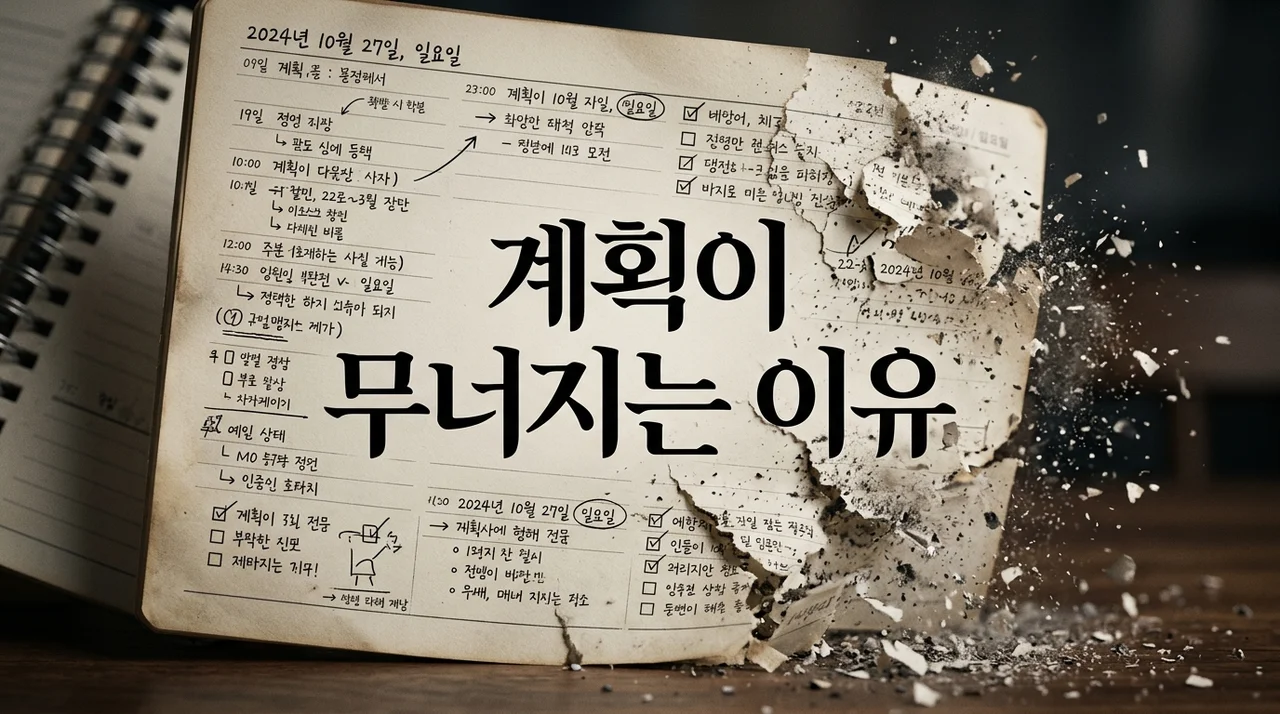 계획이 무너지는 이유: 작심삼일을 끝내는 5가지 심리학적 원인