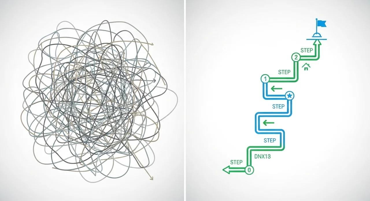 원인 2: 내비게이션 없이 떠나는 여행, '과정 없는 목표'